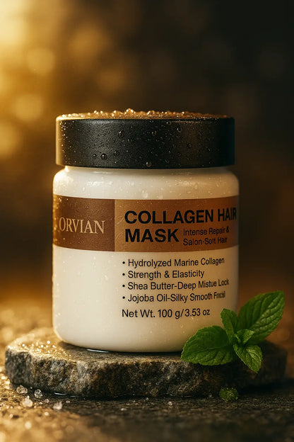 Orvian Collagen Hair Mask – Repair, Shine & Salon-Soft Hair
