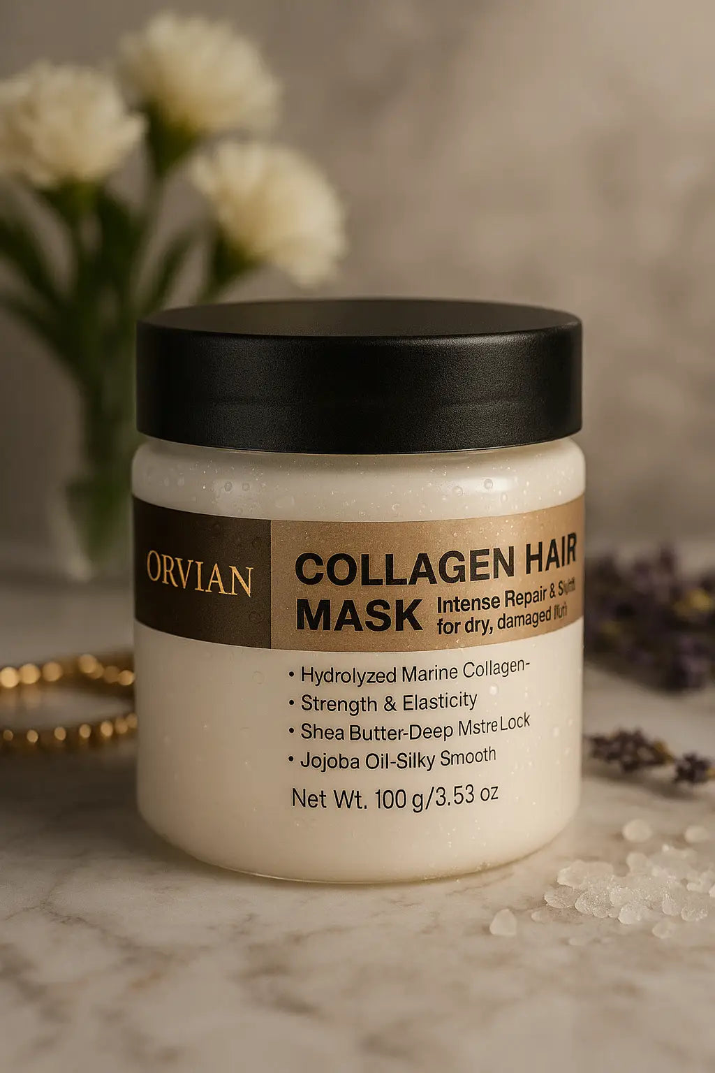 Orvian Collagen Hair Mask – Repair, Shine & Salon-Soft Hair