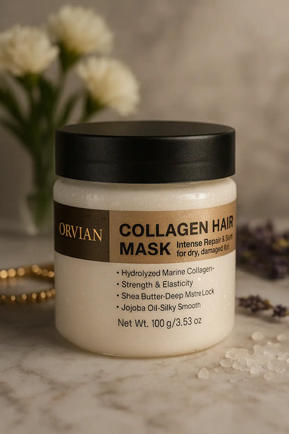 Orvian Collagen Hair Mask – Repair, Shine & Salon-Soft Hair